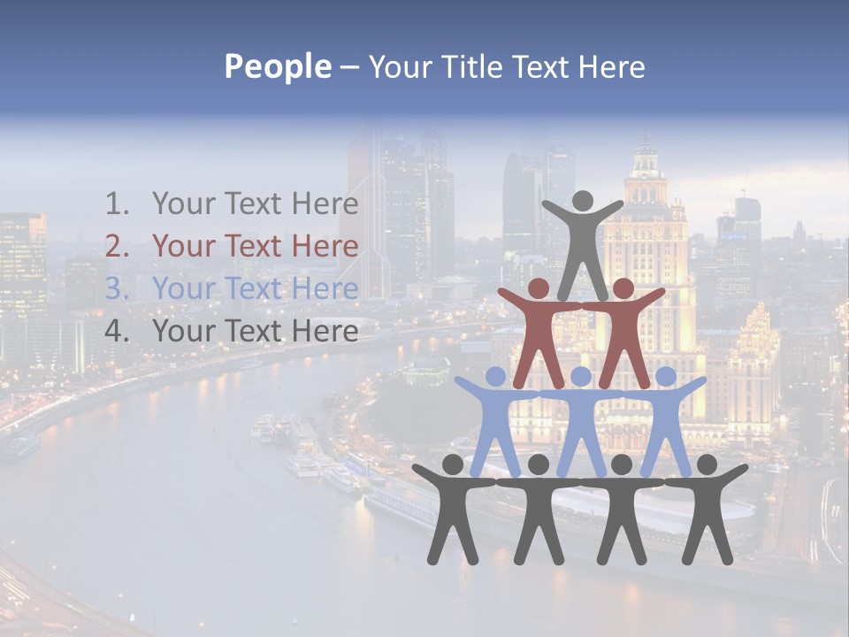 Holding Sky Ownership PowerPoint Template