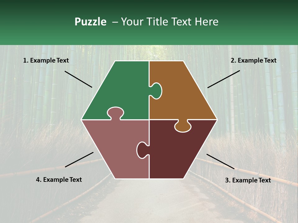 Hand Rent Leaf PowerPoint Template