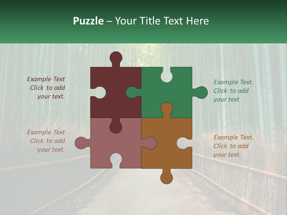 Hand Rent Leaf PowerPoint Template