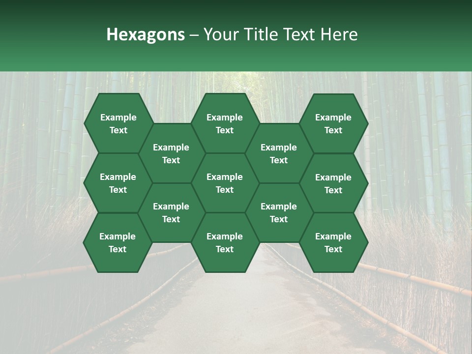 Hand Rent Leaf PowerPoint Template