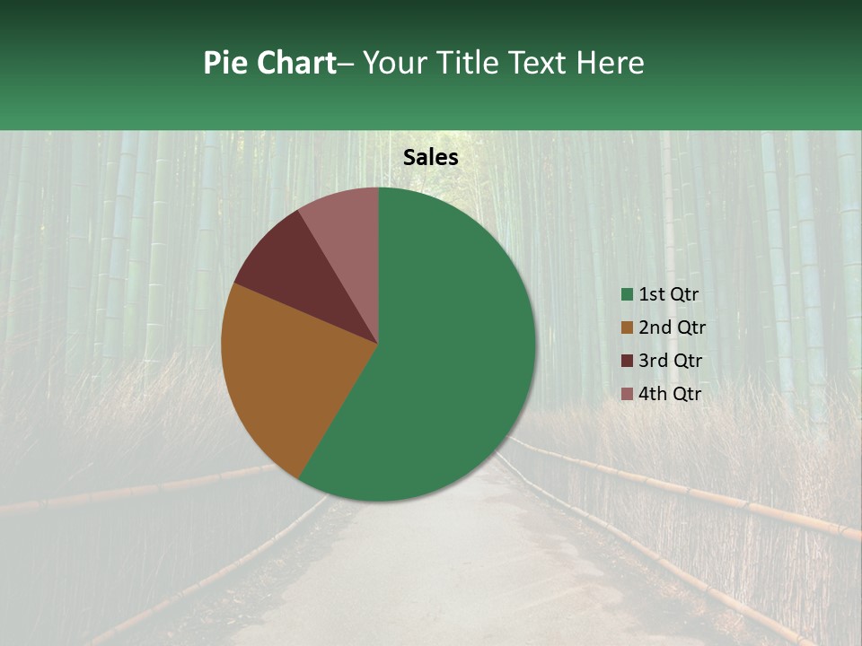 Hand Rent Leaf PowerPoint Template