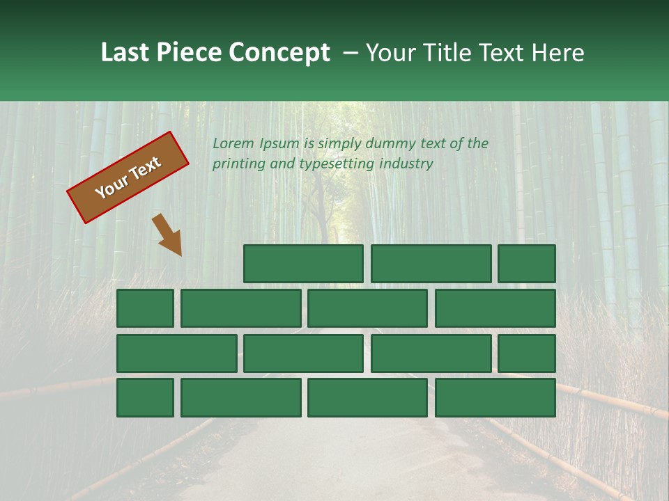 Hand Rent Leaf PowerPoint Template