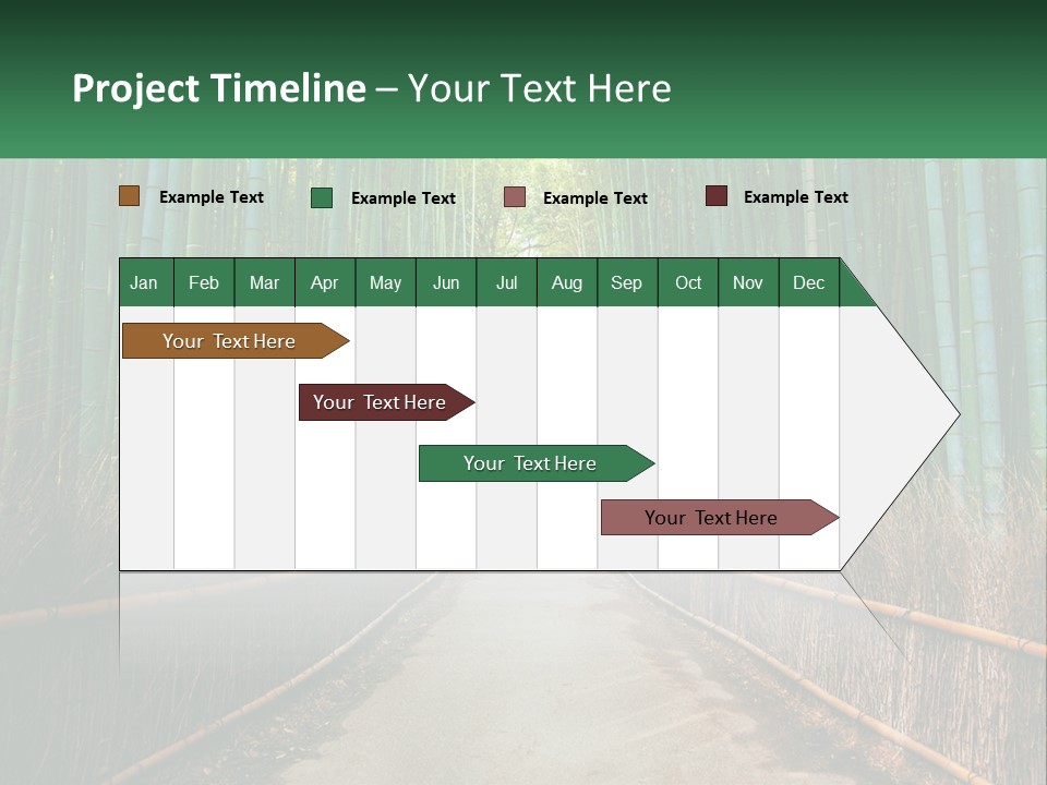 Hand Rent Leaf PowerPoint Template