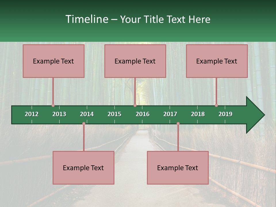 Hand Rent Leaf PowerPoint Template