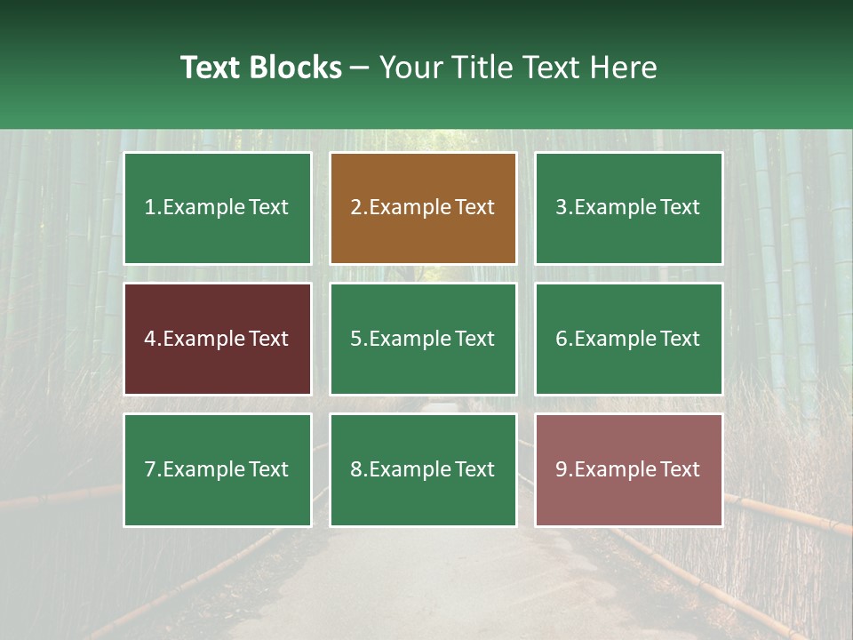 Hand Rent Leaf PowerPoint Template