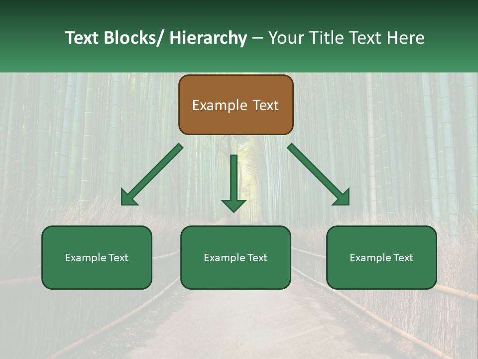 Hand Rent Leaf PowerPoint Template