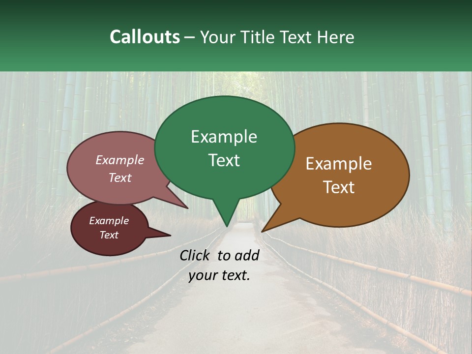 Hand Rent Leaf PowerPoint Template