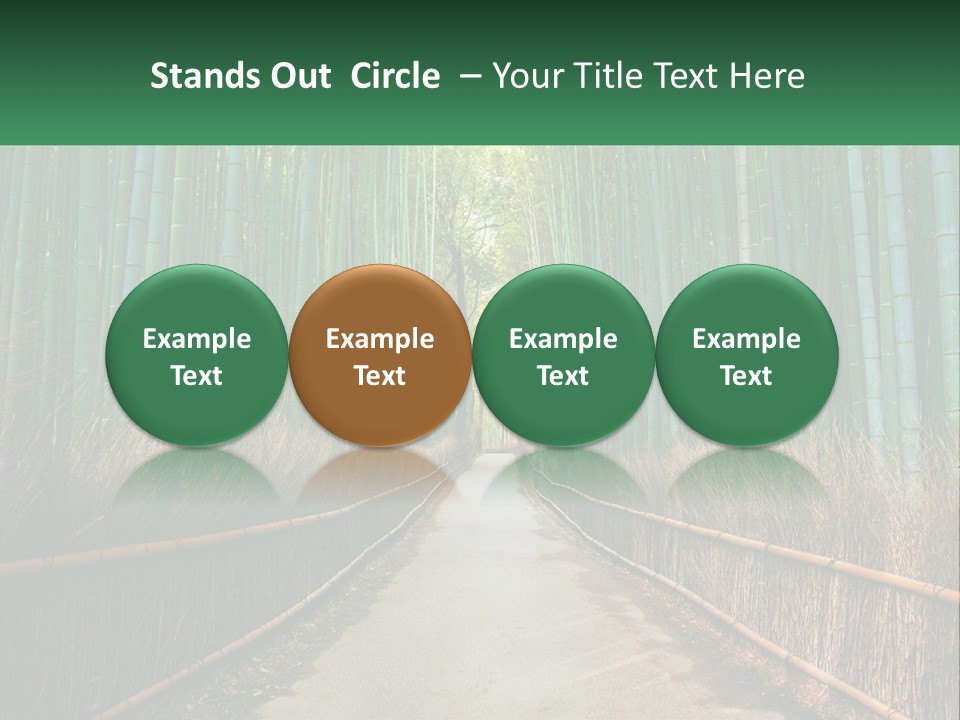 Hand Rent Leaf PowerPoint Template