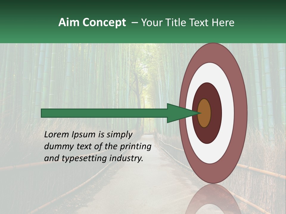 Hand Rent Leaf PowerPoint Template