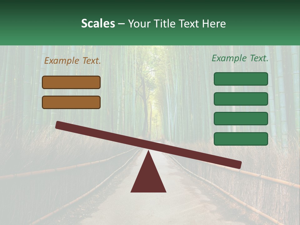 Hand Rent Leaf PowerPoint Template