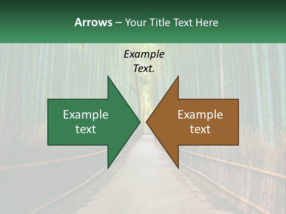 Hand Rent Leaf PowerPoint Template