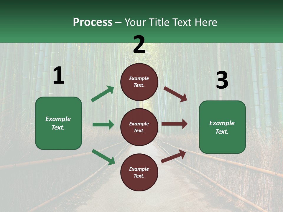 Hand Rent Leaf PowerPoint Template