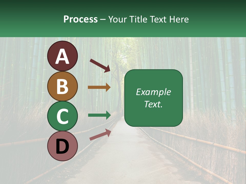 Hand Rent Leaf PowerPoint Template