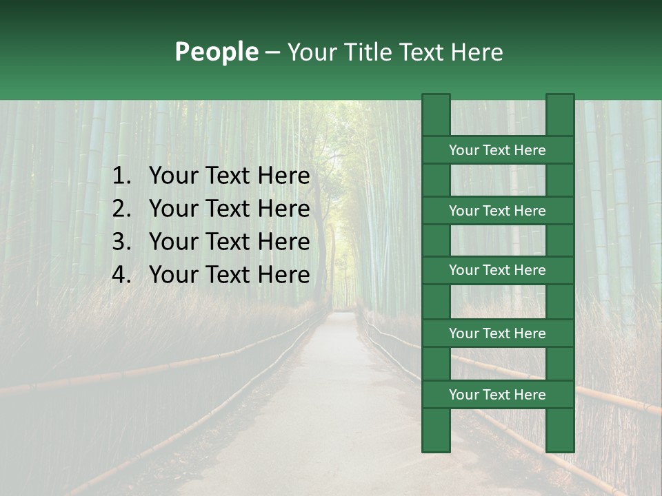 Hand Rent Leaf PowerPoint Template