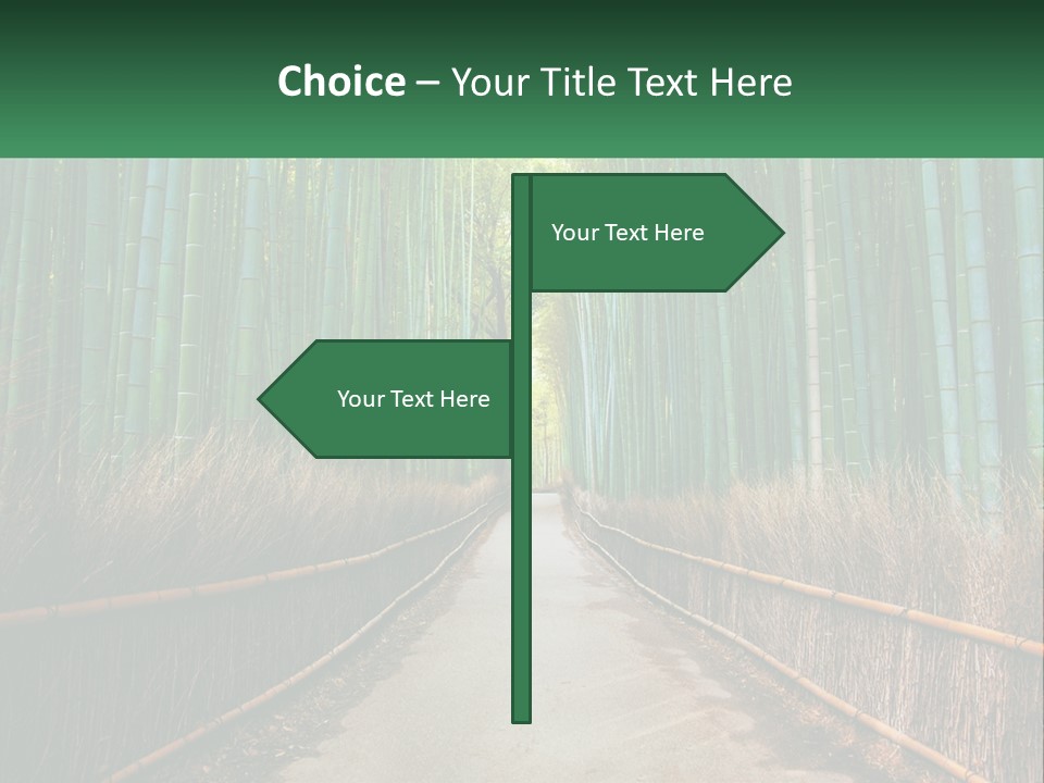 Hand Rent Leaf PowerPoint Template