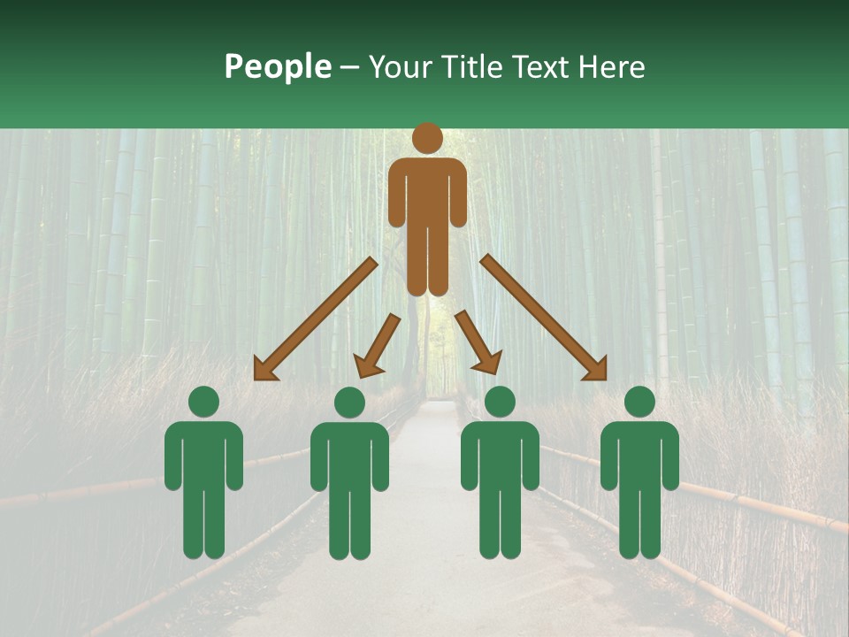 Hand Rent Leaf PowerPoint Template