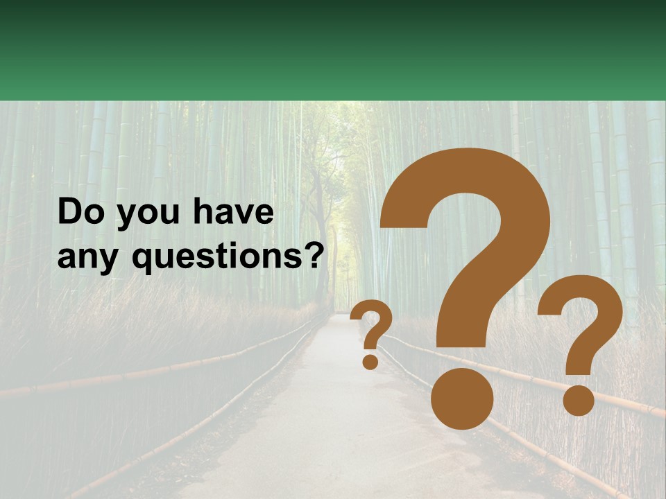 Hand Rent Leaf PowerPoint Template