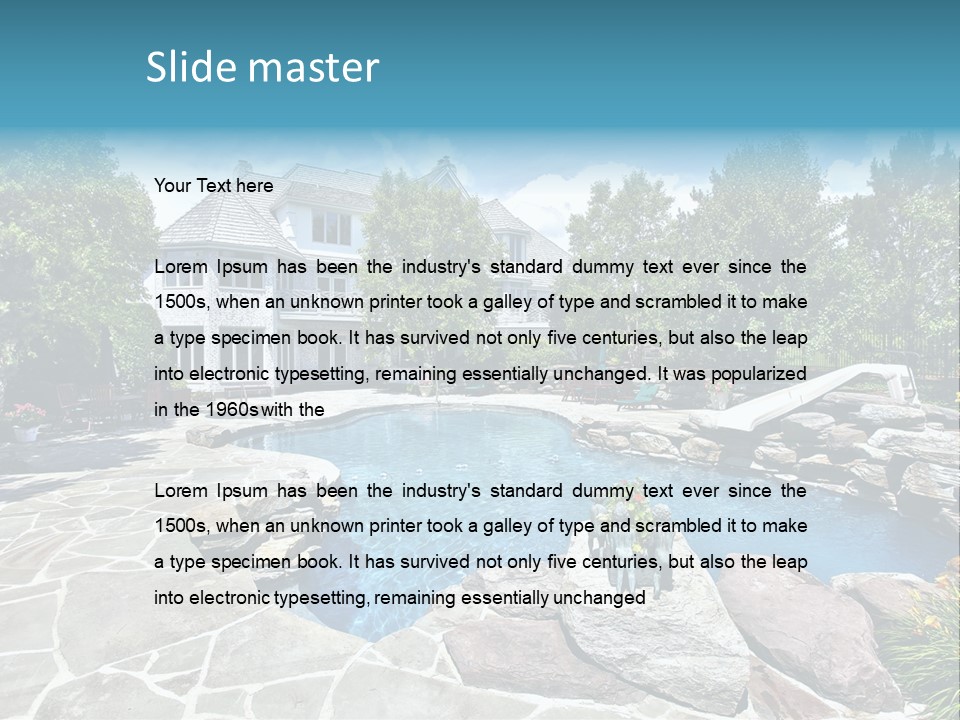 Sky Hand Architect PowerPoint Template