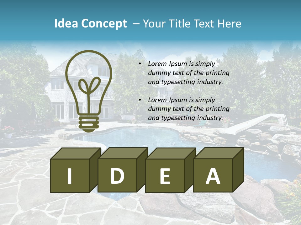 Sky Hand Architect PowerPoint Template