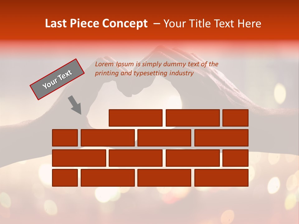 Investment Hand Buy PowerPoint Template