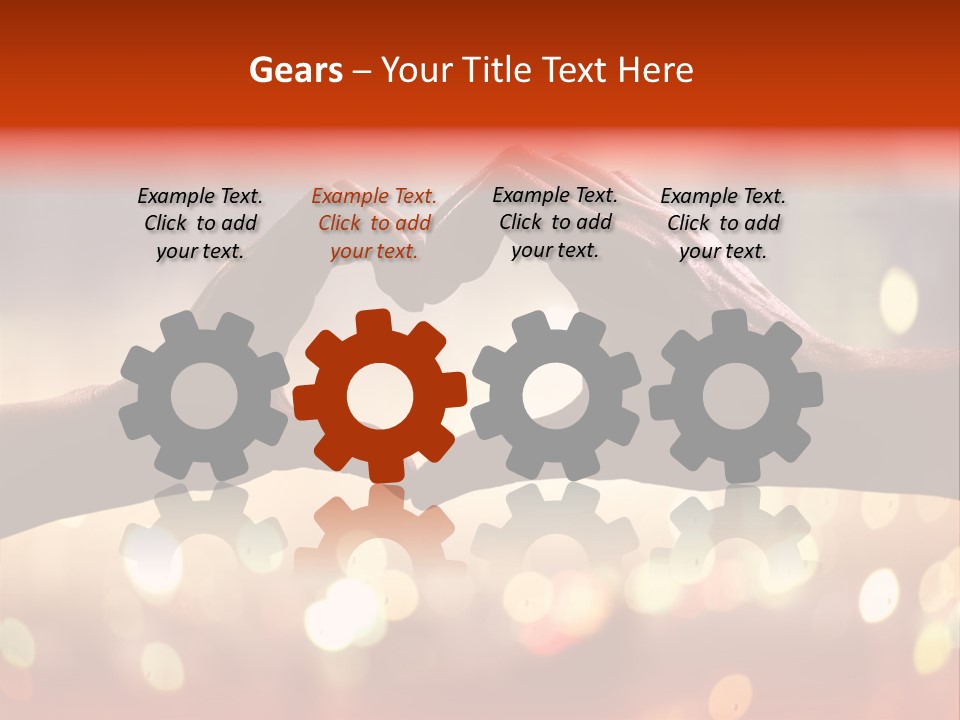 Investment Hand Buy PowerPoint Template