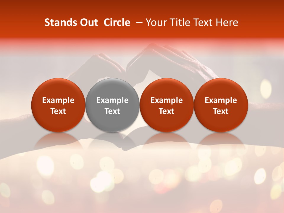 Investment Hand Buy PowerPoint Template