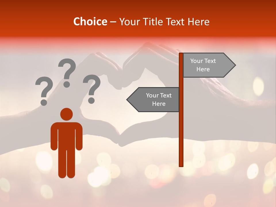 Investment Hand Buy PowerPoint Template