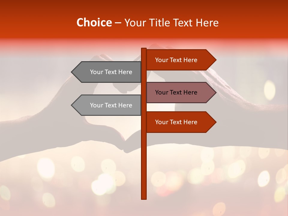 Investment Hand Buy PowerPoint Template
