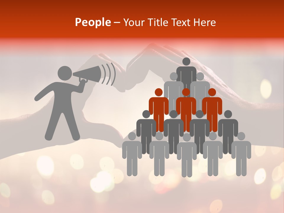 Investment Hand Buy PowerPoint Template