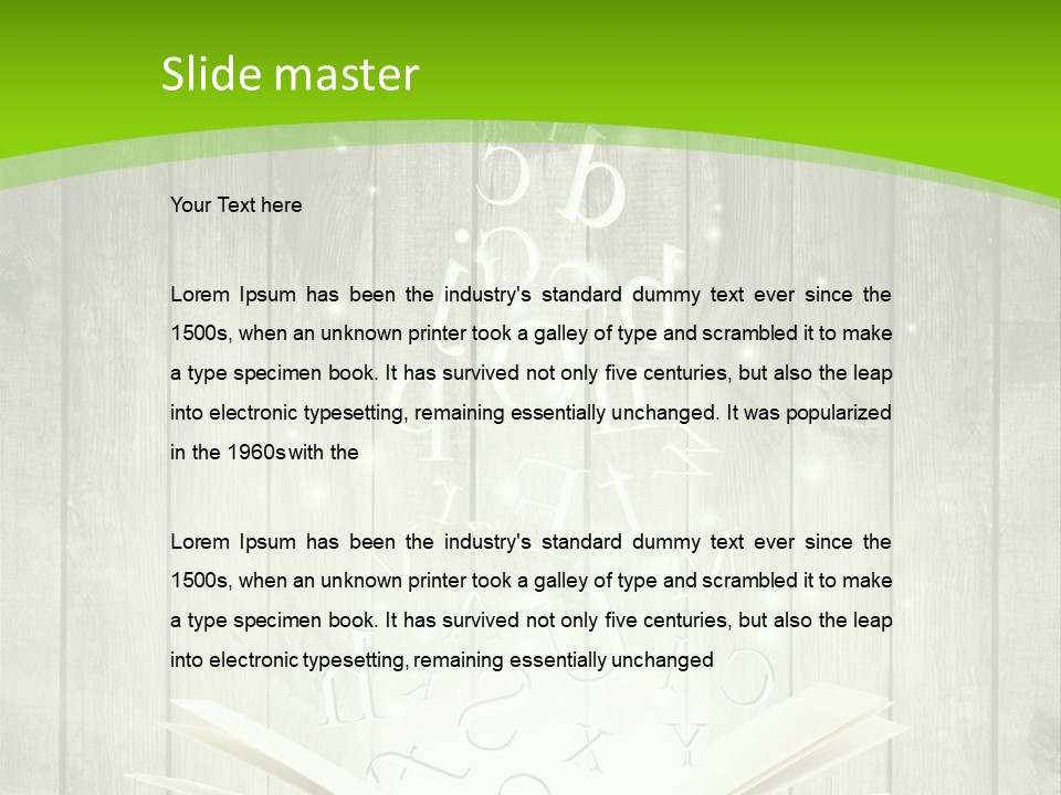 Hand Business House PowerPoint Template