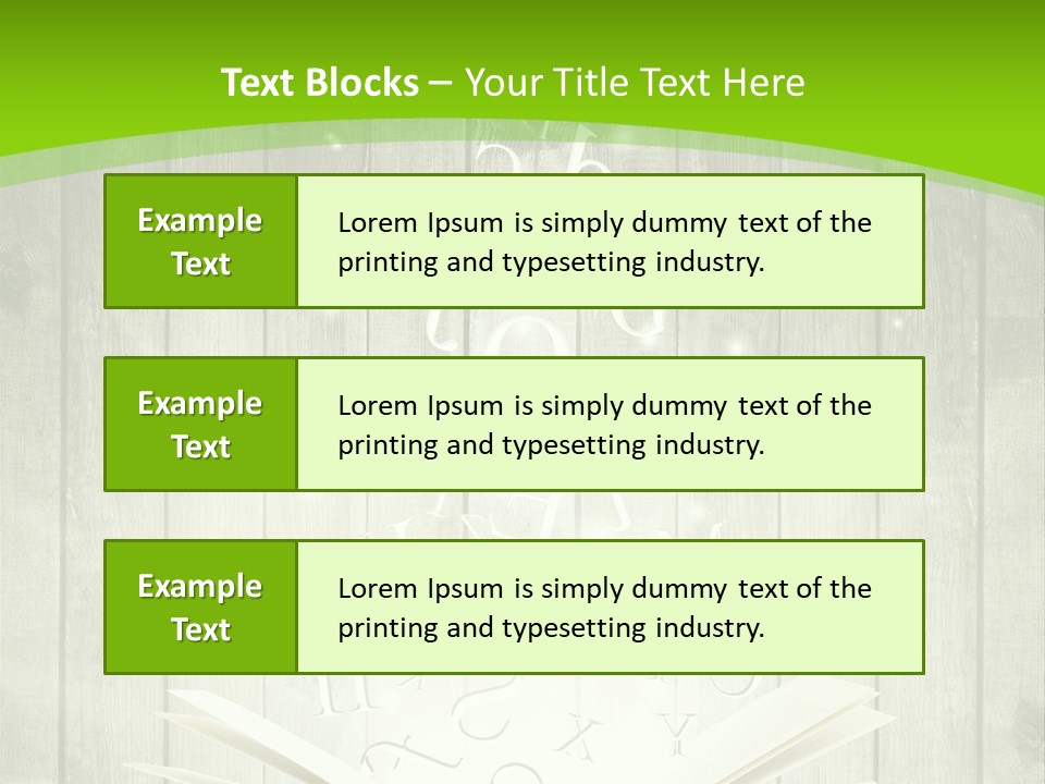 Hand Business House PowerPoint Template