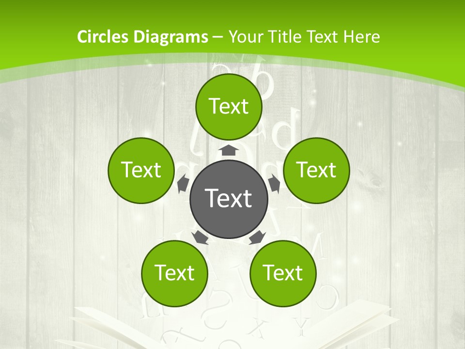 Hand Business House PowerPoint Template