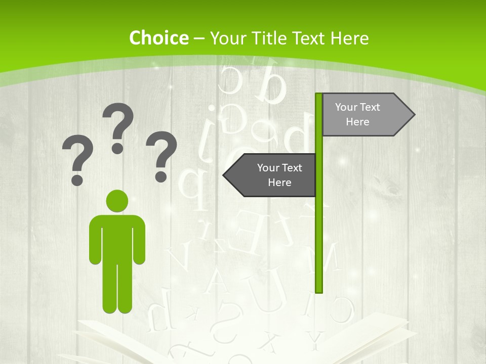 Hand Business House PowerPoint Template