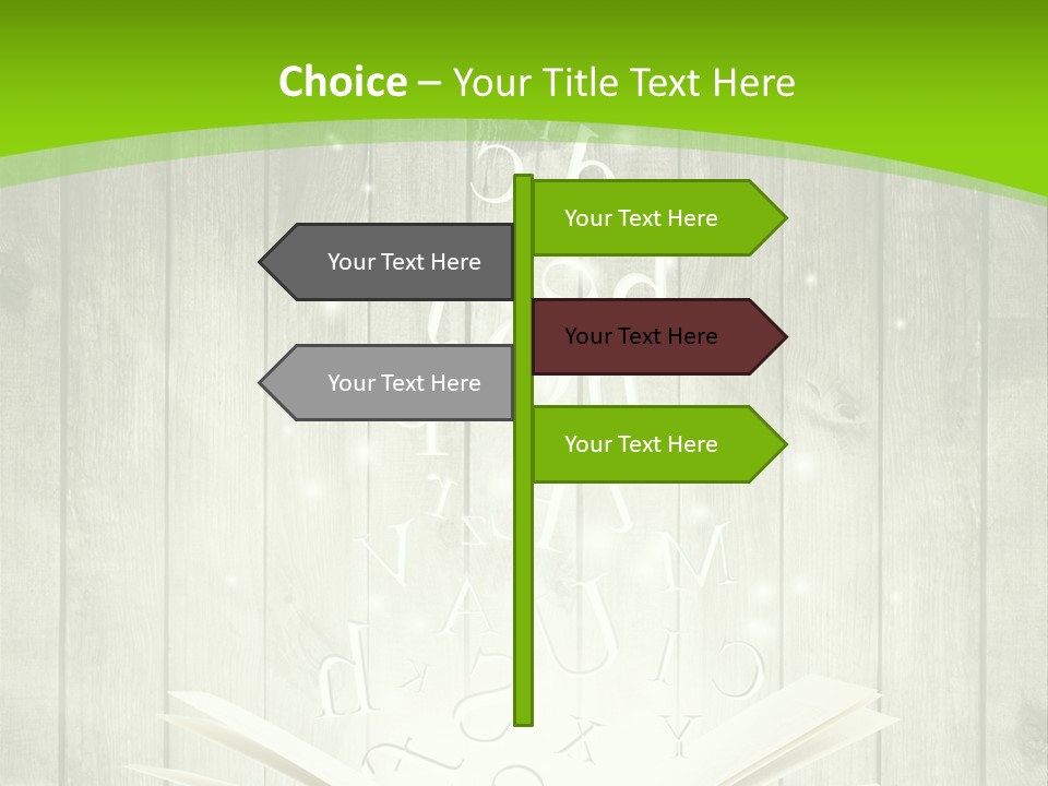 Hand Business House PowerPoint Template