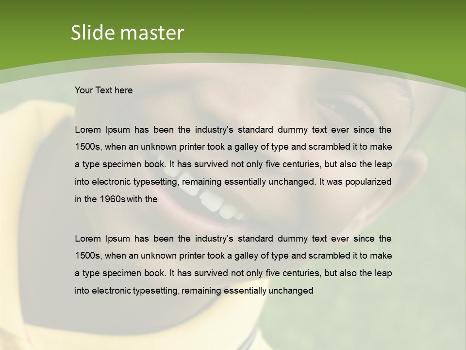 Sale Hand Property PowerPoint Template