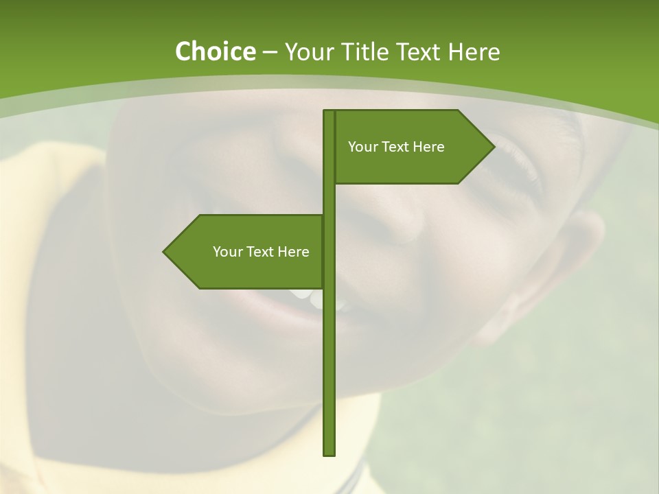 Sale Hand Property PowerPoint Template