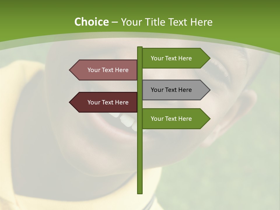 Sale Hand Property PowerPoint Template