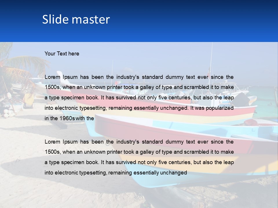 Selling Blue Sky Human Hand PowerPoint Template