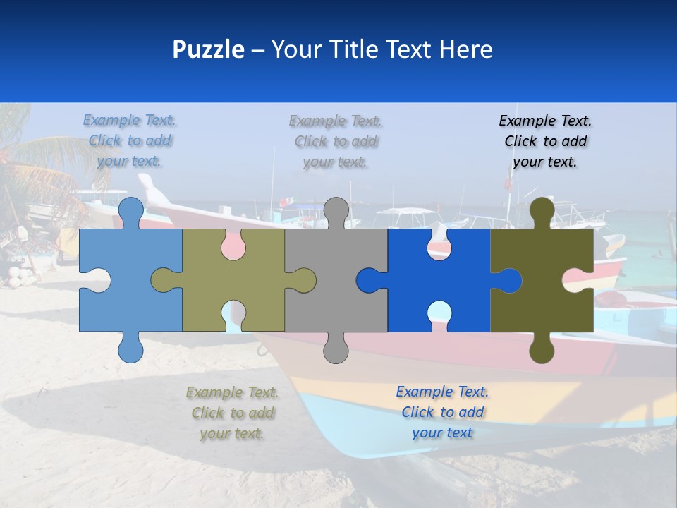 Selling Blue Sky Human Hand PowerPoint Template