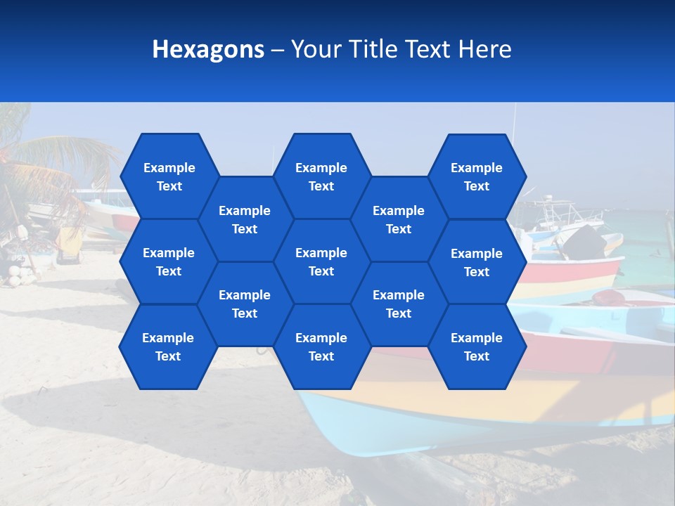 Selling Blue Sky Human Hand PowerPoint Template