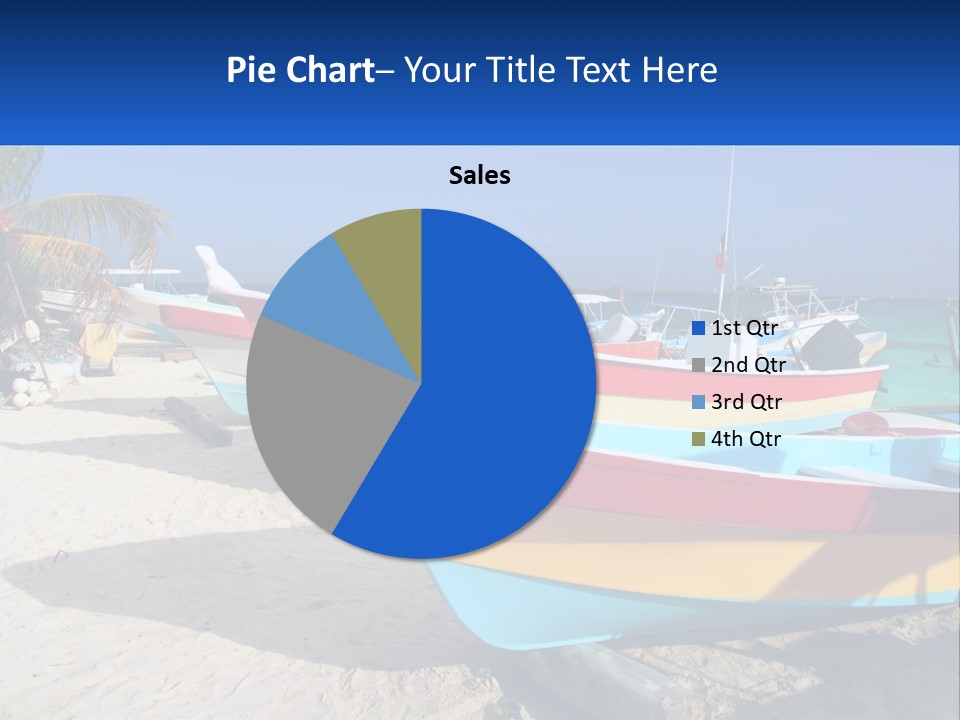 Selling Blue Sky Human Hand PowerPoint Template
