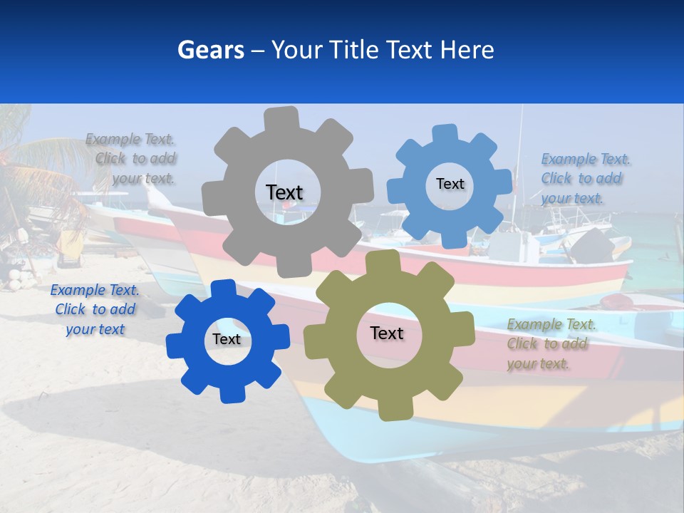 Selling Blue Sky Human Hand PowerPoint Template