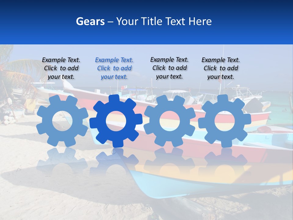 Selling Blue Sky Human Hand PowerPoint Template