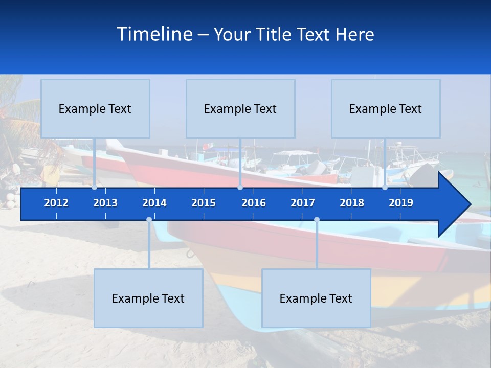 Selling Blue Sky Human Hand PowerPoint Template