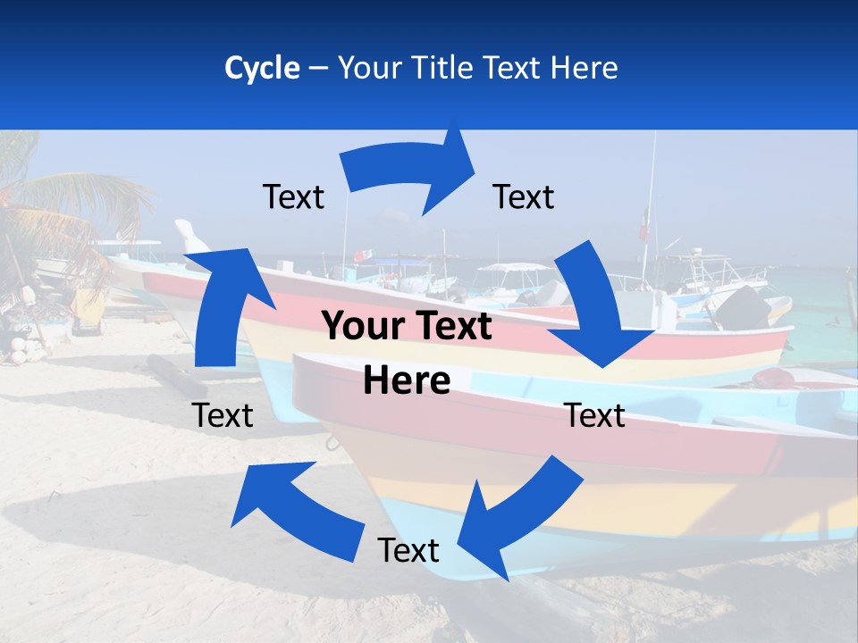 Selling Blue Sky Human Hand PowerPoint Template