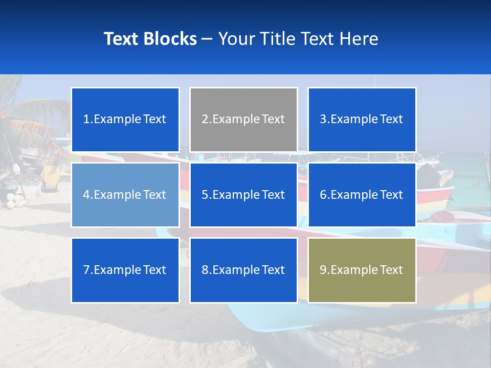 Selling Blue Sky Human Hand PowerPoint Template