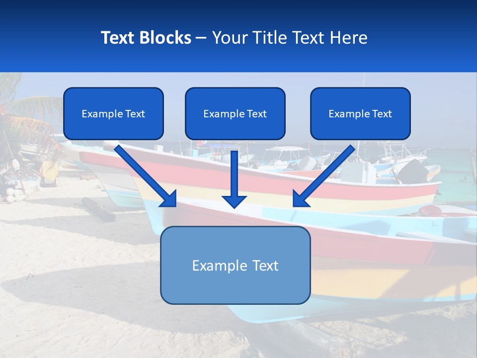 Selling Blue Sky Human Hand PowerPoint Template