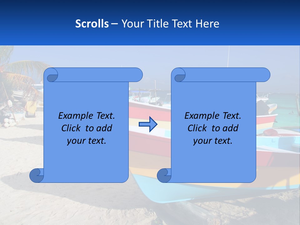 Selling Blue Sky Human Hand PowerPoint Template