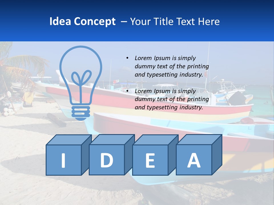 Selling Blue Sky Human Hand PowerPoint Template