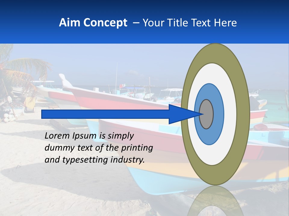 Selling Blue Sky Human Hand PowerPoint Template